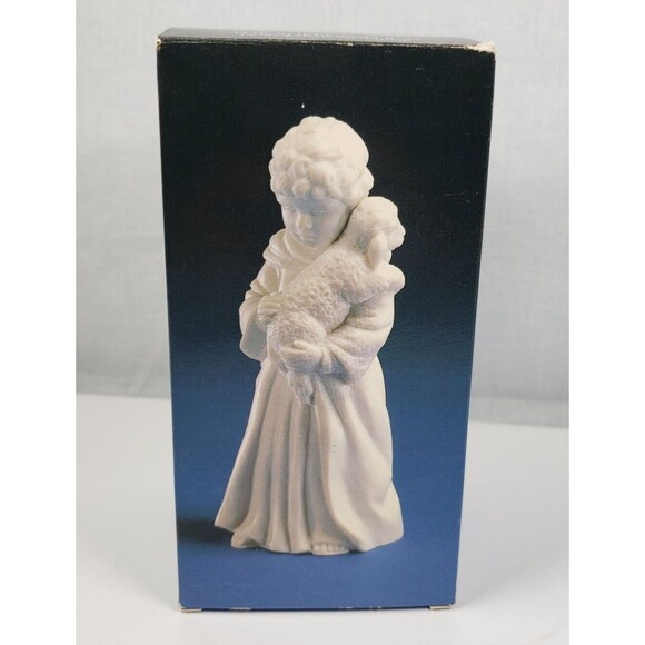 Vintage 1983 AVON Nativity Collectibles The Shepherd Boy Porcelain Figurine - Picture 1 of 13